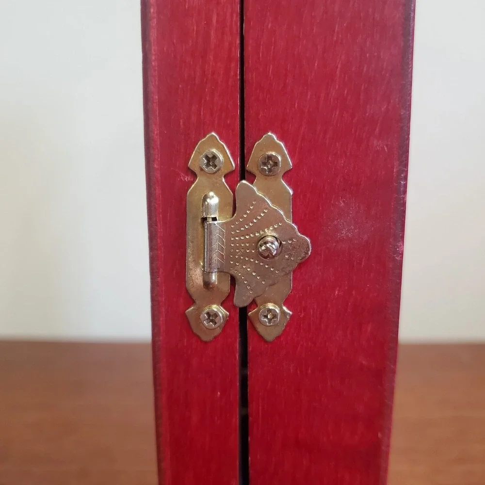 Vintage 6-Sided Wooden Toy Puzzle Blocks Set Complete 30pc Christmas Mornin' Box